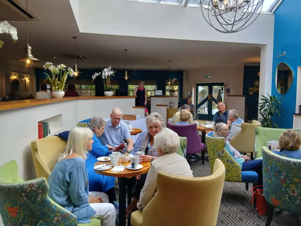 Morning tea at Rossett Hall August 2025
